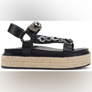 Karl Lagerfeld Palma espadrille platform sandals Sz 8
